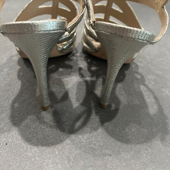 Via Spiga Silver Sandals - Size 7.5 - Picture 9 of 13